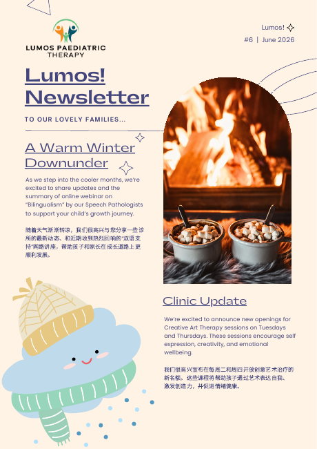 Lumos newsletter issue 6 cover